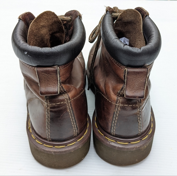 DOC MARTENS Vintage MIE brown leather ankle boots - Picture 8 of 11